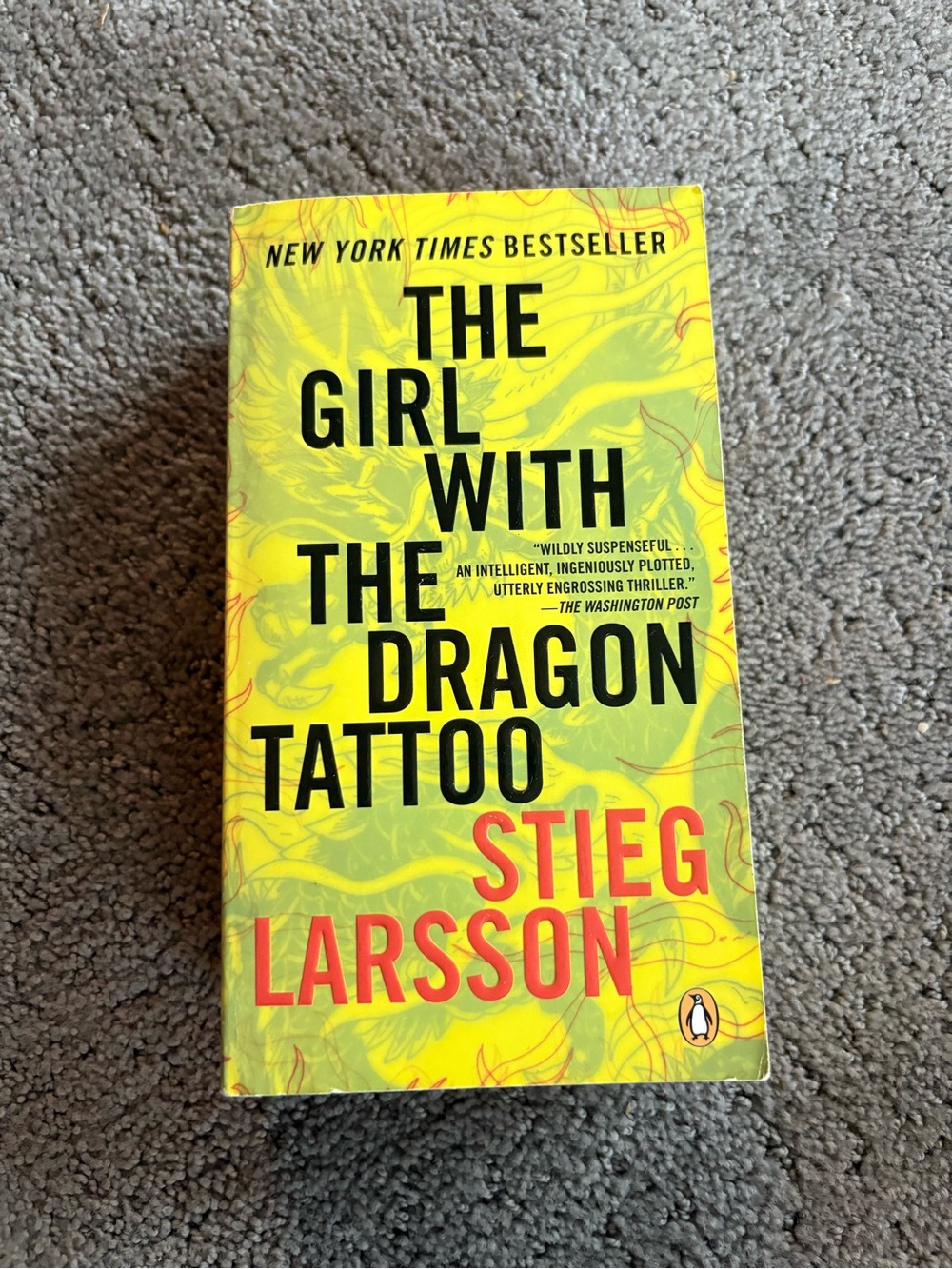 3/$20 The Girl with the Dragon Tattoo by Stieg Larsson